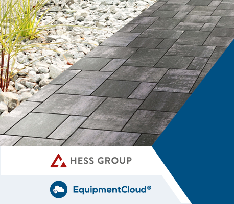 Concrete elements paving